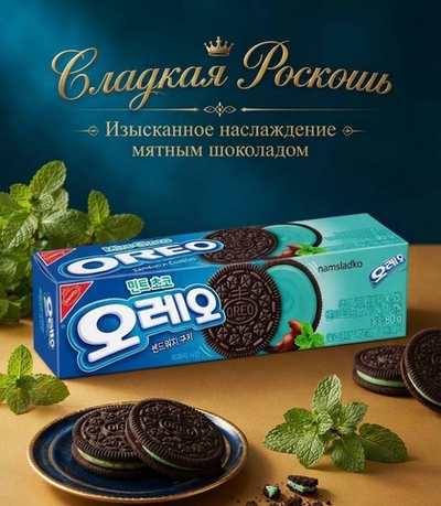 ОРЕО печенье со вкусом  мята