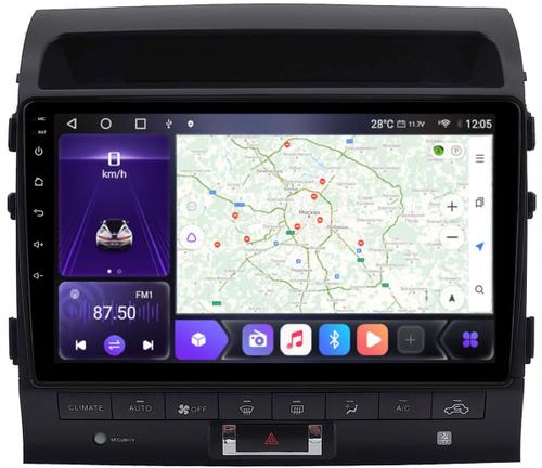 Магнитола для Toyota Land Cruiser 200 2007-2015 (со штатной камерой или 360) - Kuberg SF-1620-4-ABC QLed, Android 12, Быстрая, CarPlay, 4G SIM-слот