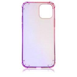 Чехол ROSCO для Apple iPhone 12;Apple iPhone 12 Pro оптом (арт. IP12(12PRO)-HARD-TPU-PINK-PURPLE)