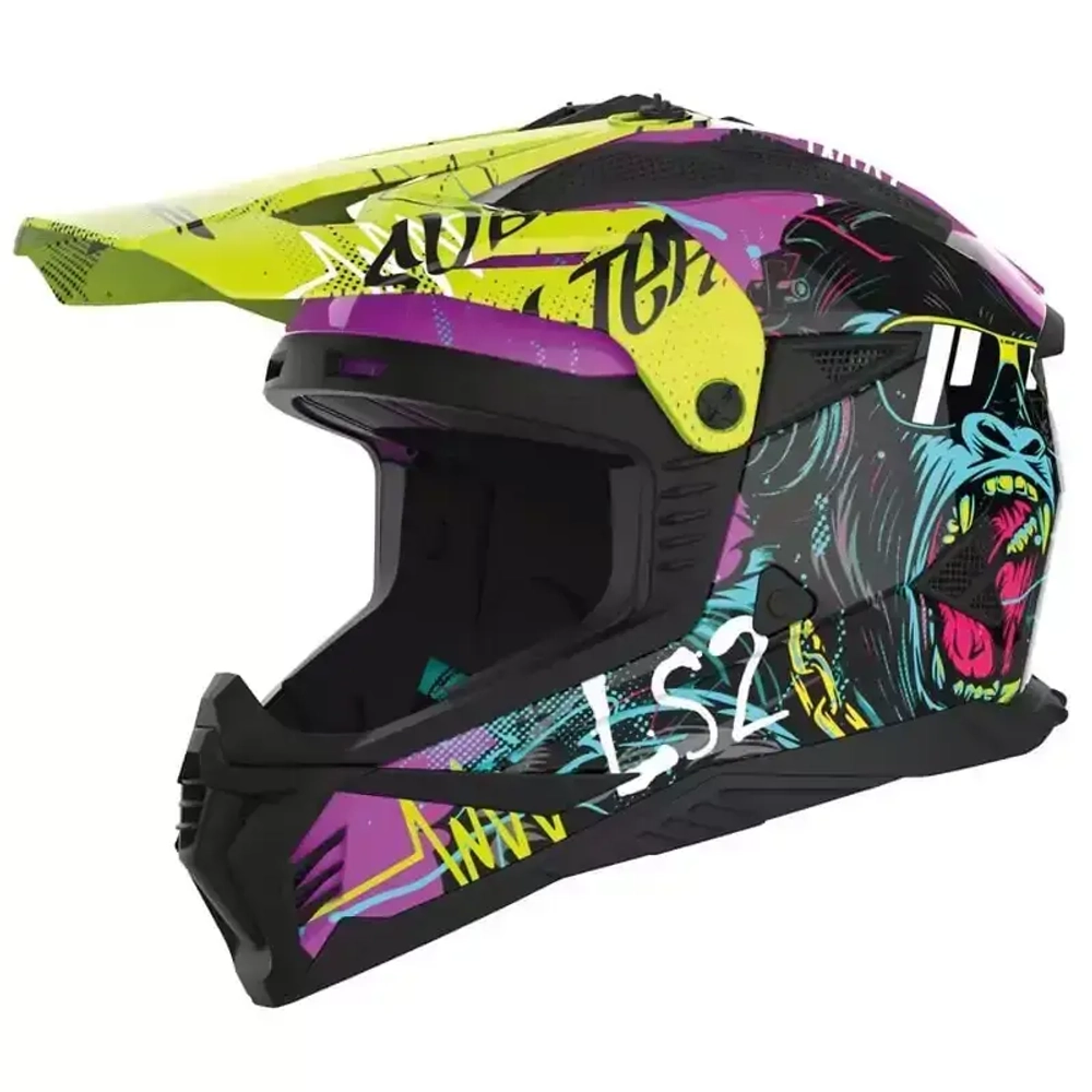 Шлем LS2 MX708 FAST II GORILLA