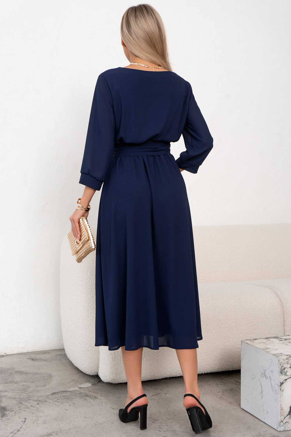 Платье Виржиния (синий)-52р-р Р11-1240 Nikol