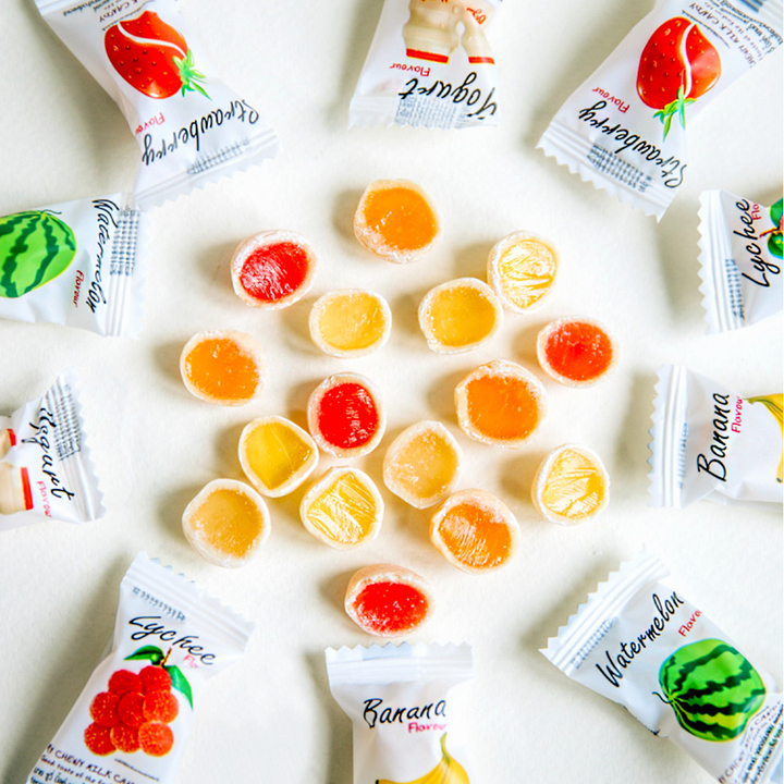 Ириски молочные My Chewy Lychee Личи с желейной начинкой 67 г