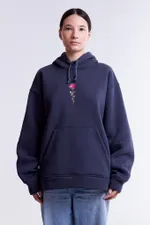 Купить Худи Гербарий Роза Warm темно-серое Худи Гербарий Роза Warm темно-серое