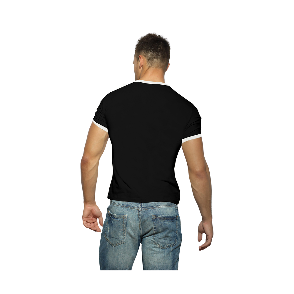 Мужская футболка черная Scandaloso 010201m-EP