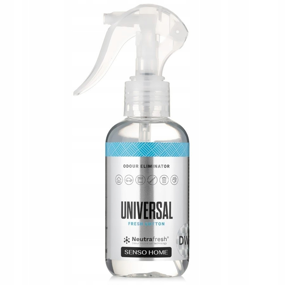 НЕЙТРАЛИЗАТОР ЗАПАХА УНИВЕРСАЛЬНЫЙ SENSO HOME ODOUR UNIVERSAL FRESH COTTON 150ML