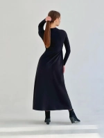 Платье длинное повседневное весна