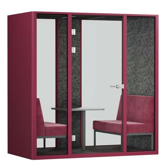 SoundCube RV QUATTRO з/с-стекло SDC-2.2-GL Бордовый/Морская галька/Бордовый/Антрацит/Прозрачный/Серый