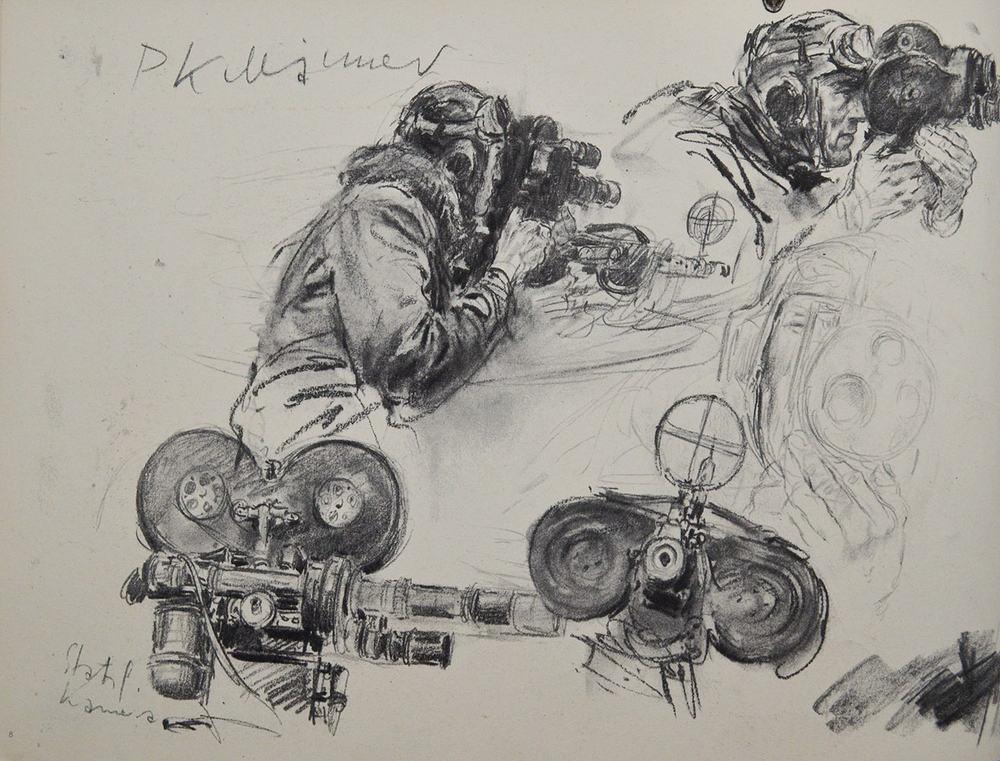 Hans Liska Carl Werner Reichenbach. Лиска Ханс. Альбом военных зарисовок. Финляндия. 1943.