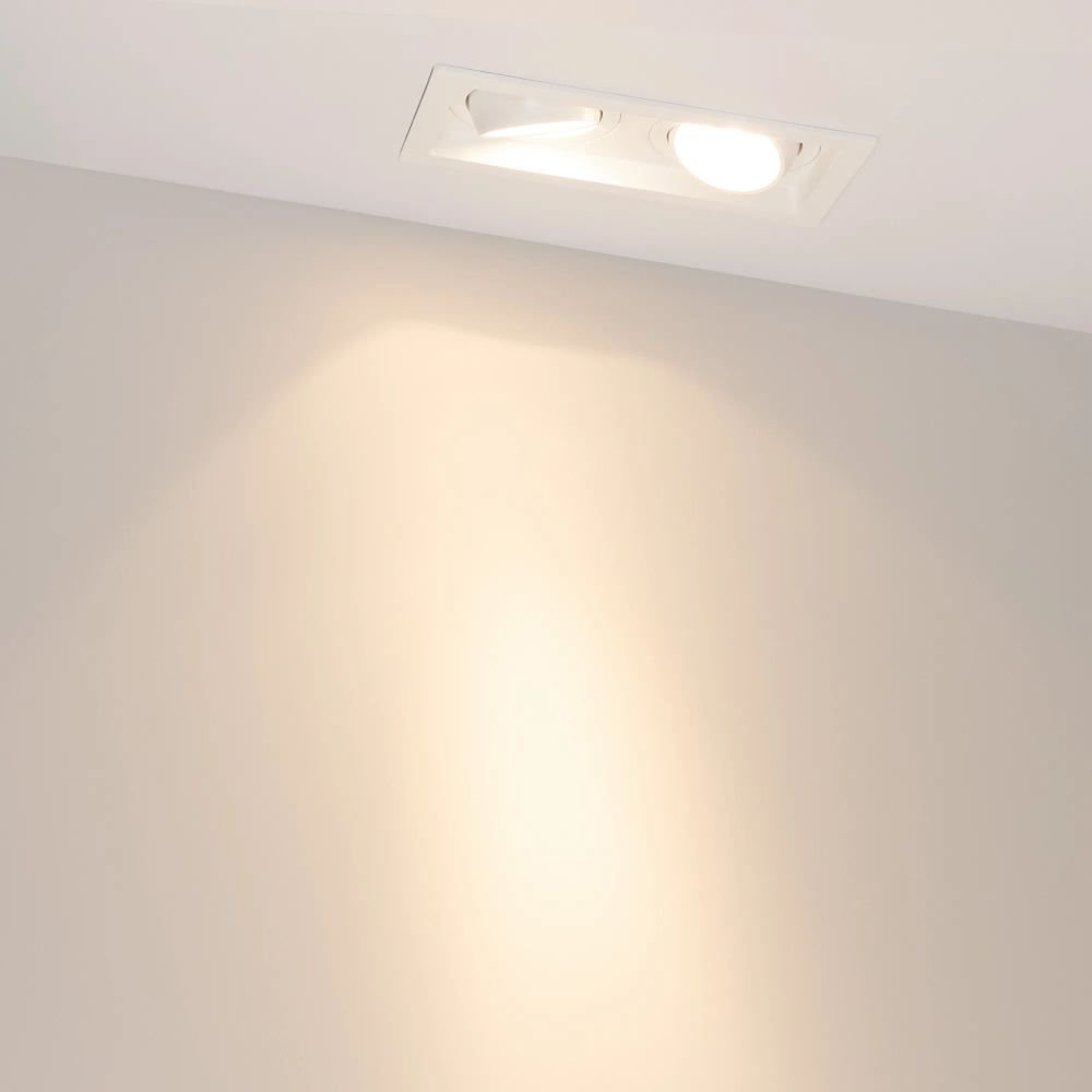 Светильник MS-VORTEX-BUILT-S170x90-2x12W Warm3000 (WH-WH, 20 deg, 230V) (Arlight, IP20 Металл, 5 лет) 057760