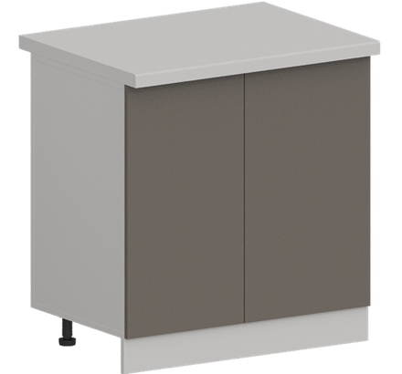 Кухня Модуль ШН 800 Белый / Грей Софт