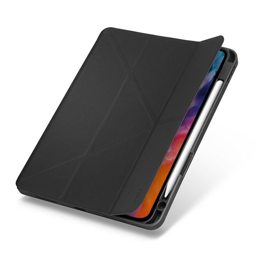 Чехол Uniq для iPad Air 10.9 (2020) Transforma Rigor Anti-microbial с отсеком для стилуса (Серый)