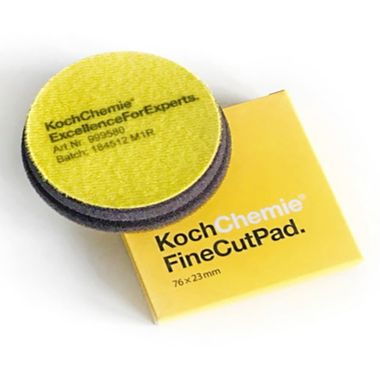 KOCH 999580 Fine Cut Pad Полутвердый полировальный круг желтый 76x23мм.