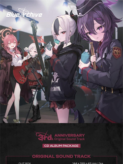 Альбом BLUE ARCHIVE 3RD ANNIVERSARY OST CD ALBUM PACKAGE