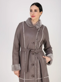 Дубленка зимняя натуральная длинная