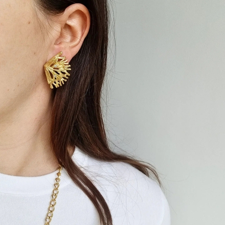 Серьги кораллы