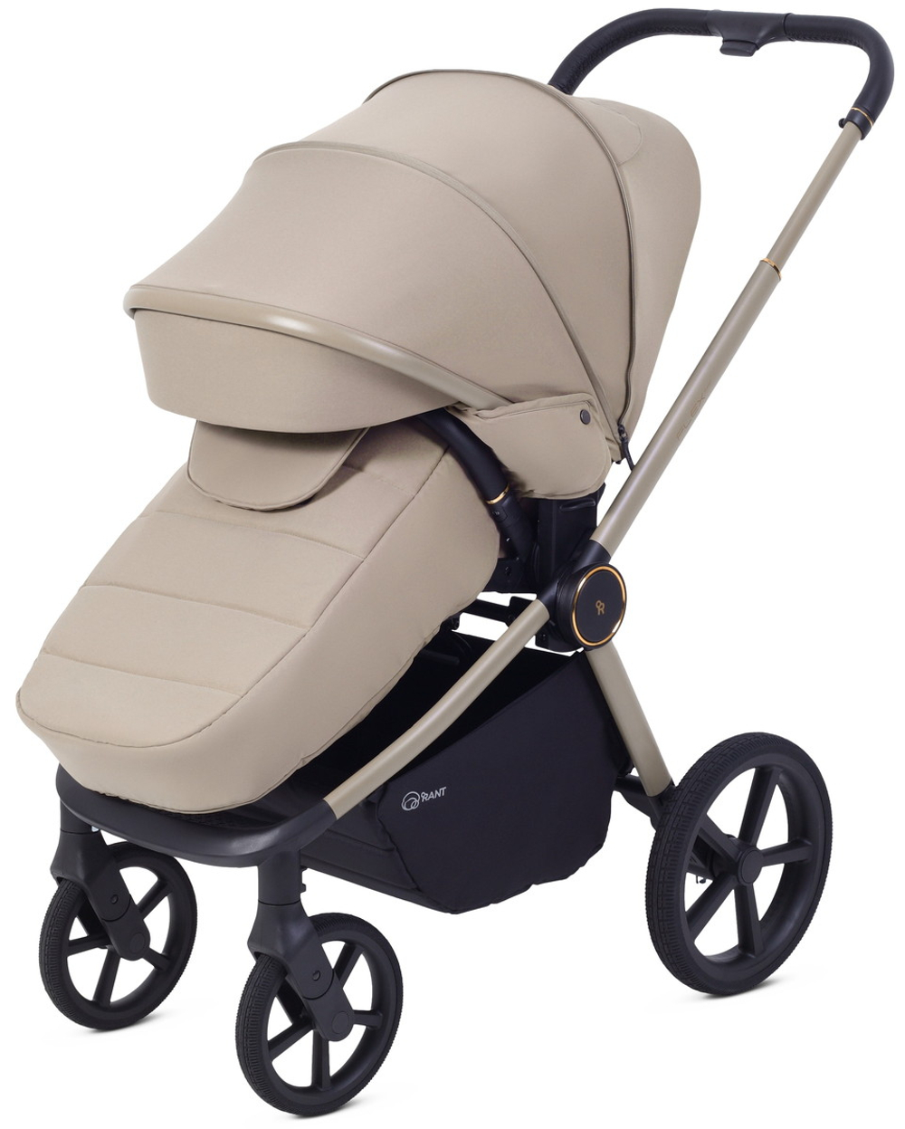 Детская коляска Rant Flex Therm Soft 3 в 1 с автокреслом Cruise Black Sandy Beige