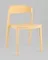 Стул Moris пластик бледно-желтый