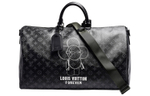 LOUIS VUITTON Keepall Canvas Handbag, Shoulder Bag, Travel Bag Unisex