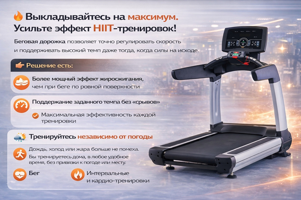 Беговая дорожка S-MAKER 86008 электрическая