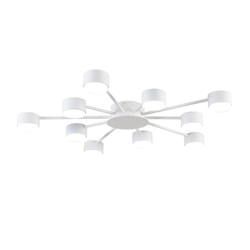 8343/10C COMFI LN26 252 белый, металл Люстра GX53 LED 10*7W 220V TORINA