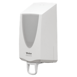 Пластиковый диспенсер для жидкого и пенного мыла в кассетах Veiro Savona White (объём 800 мл)