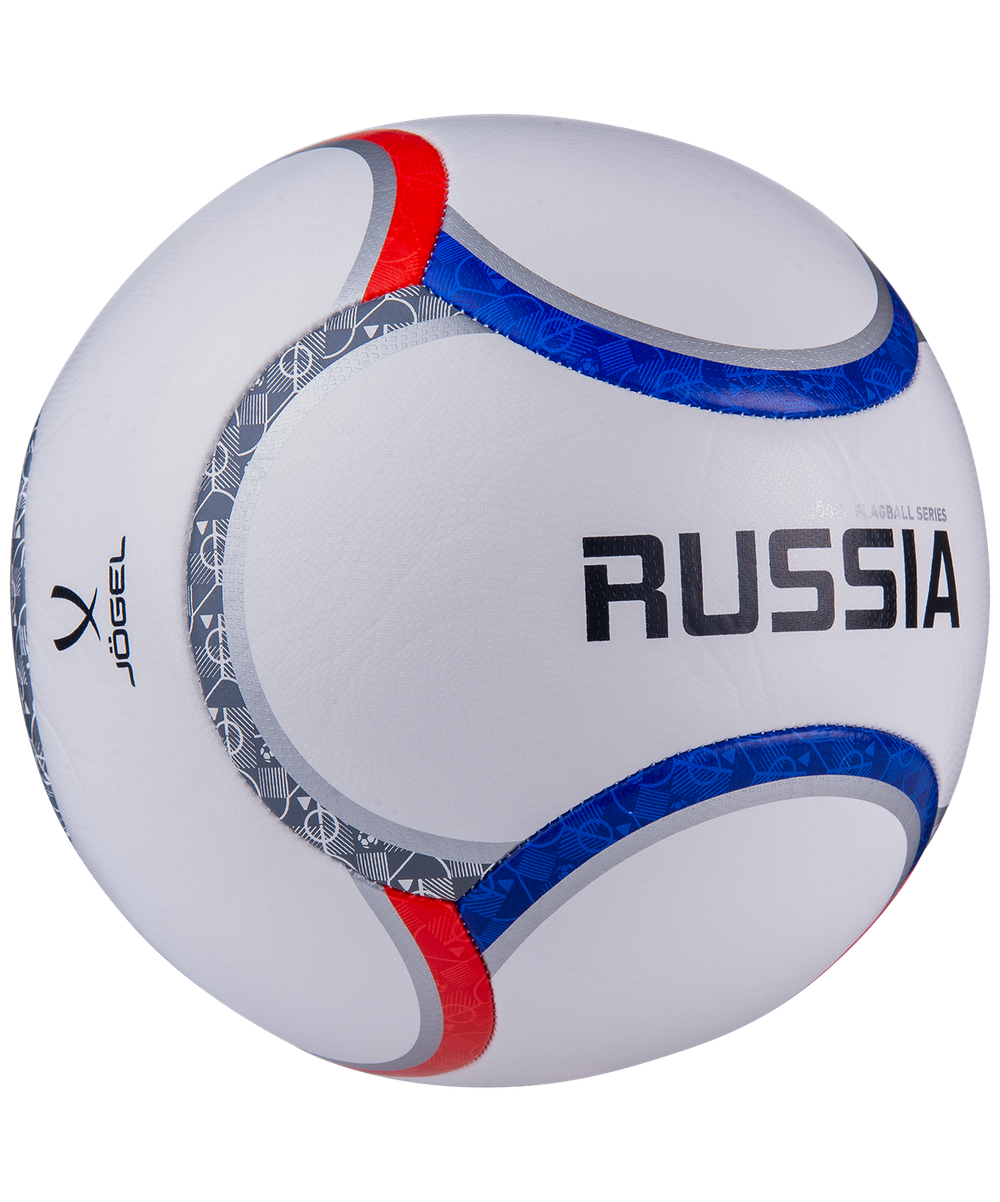 Мяч футбольный Flagball Russia №5, белый