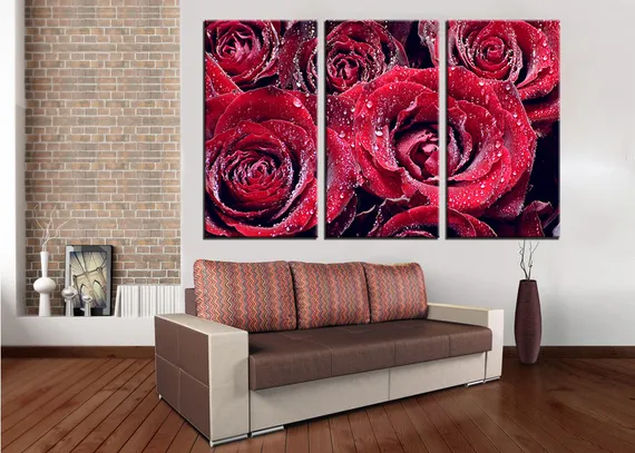 Модульная картина "Розы"