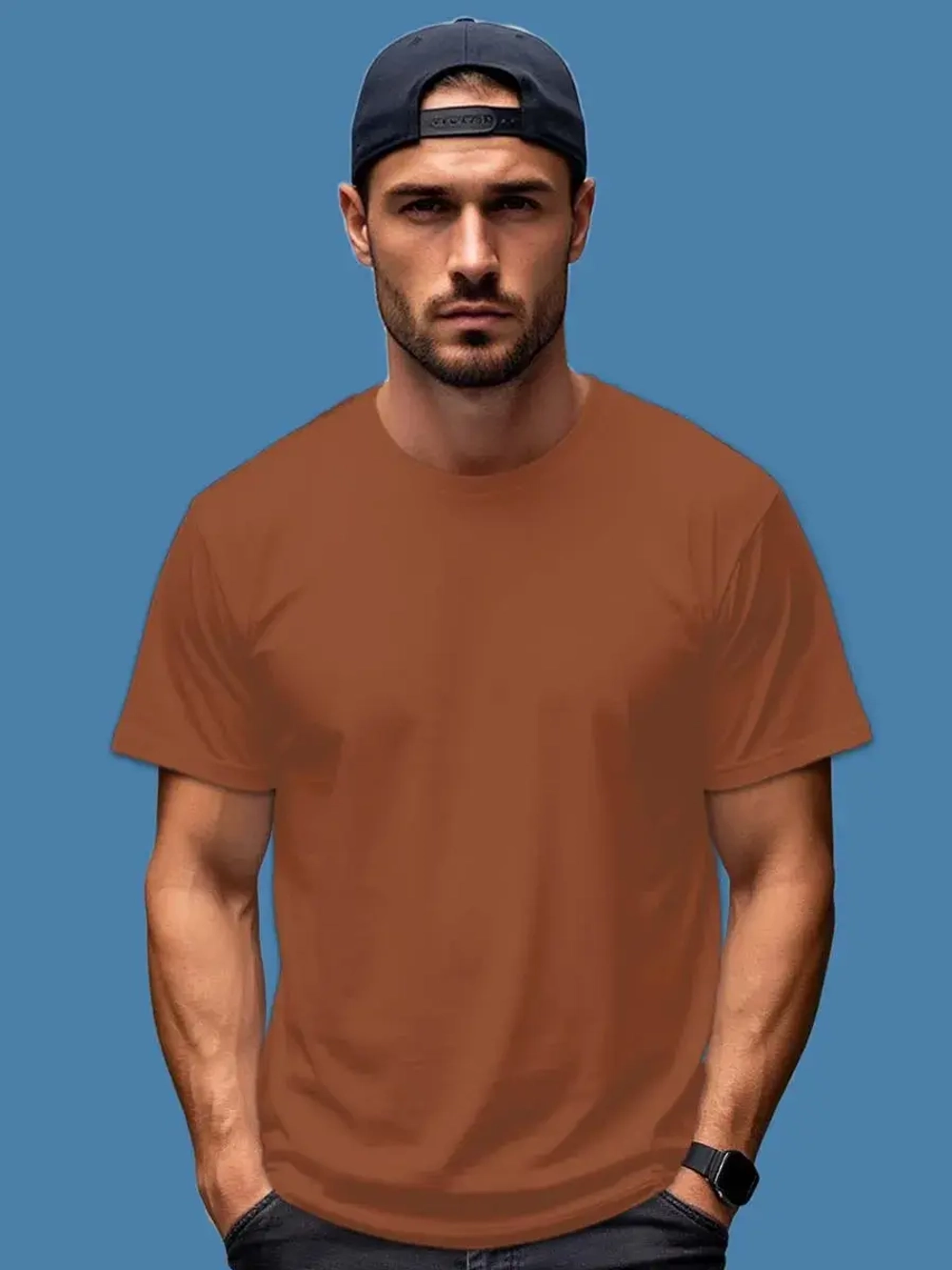 Футболка Взрослая.Премиум однотонная.Набор 2 шт