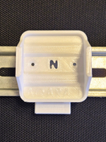 Крепление для одноканального реле Aqara T1 (с нейтралью) на DIN-рейку SSM-U01, 3D печать, белое