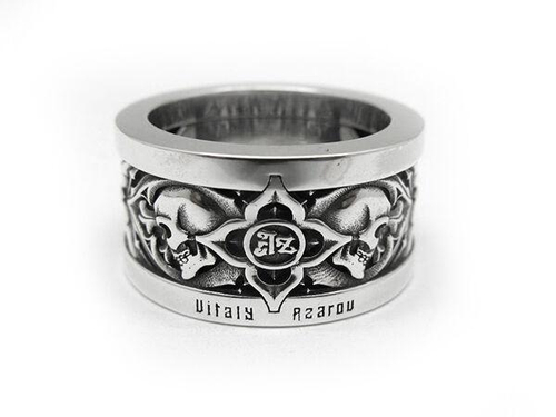 Кольцо из серебра Tattoo-2 AZR-12