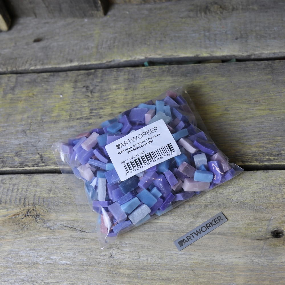 Колотая смальта сиреневых оттенков SM-Set-Lavender