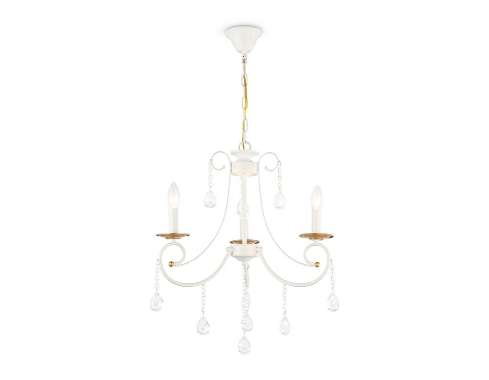 TR4915/3 WH/GD белый/золото E14/3 max 40W D550*860