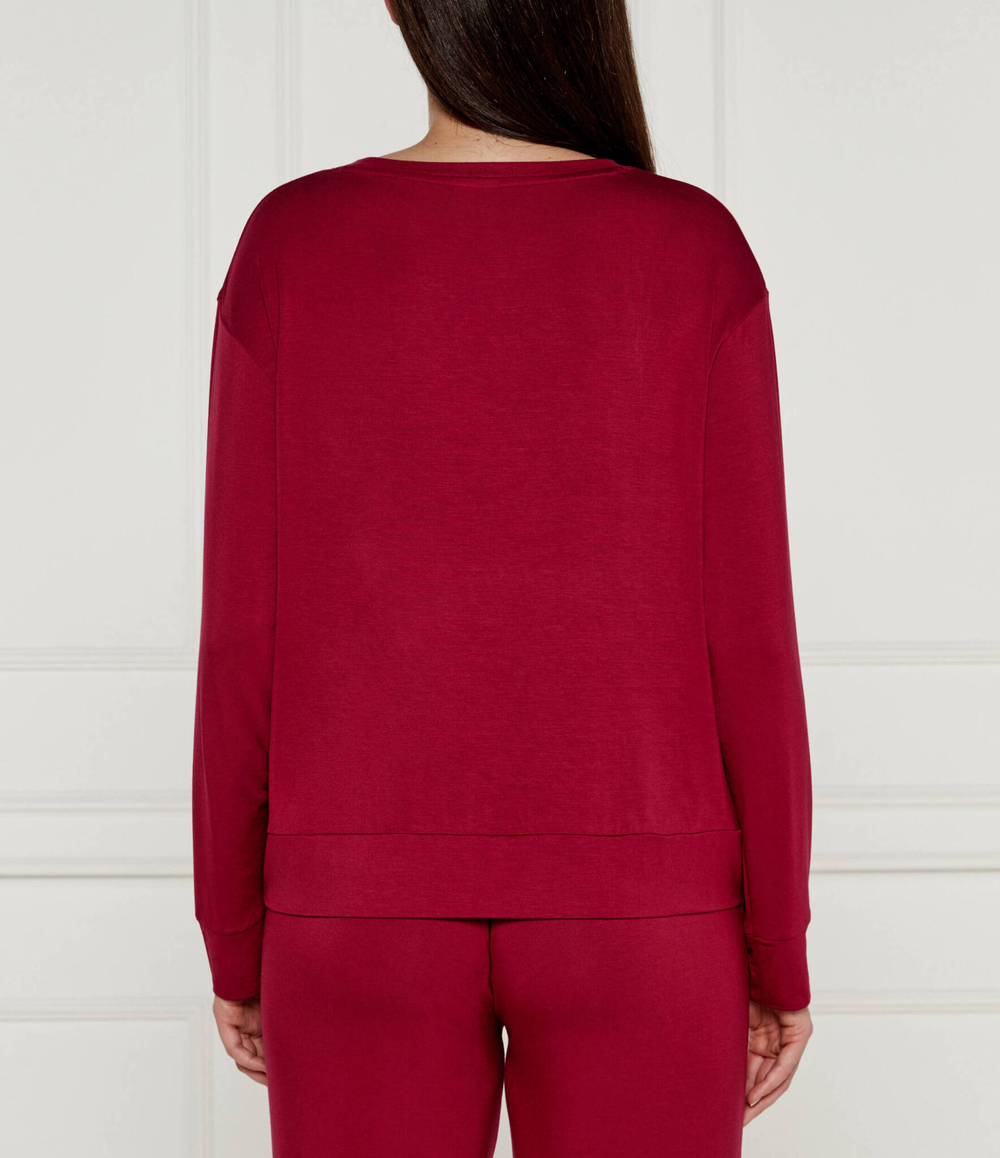 Вверх от пижамы Unite Hugo Bodywear - бордовый(50490706)