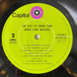 Винтажная виниловая пластинка LP The Best Of Grand Funk (Japan 1971) (Obi) Nothing Is The Same