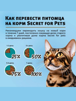 Влажный корм для стерилизованных кошек Secret Life Force (Секрет) 0,085кг говядина в соусе пауч, 24 шт