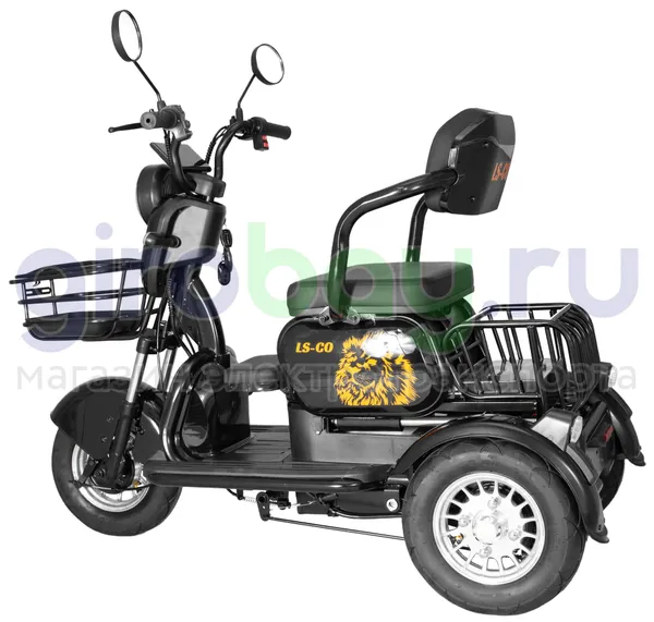Электроскутер LS-CO KTX 1000W (60V/20Ah) - Черный фото №5