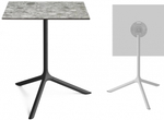 Стол ламинированный обеденный складной Scab Design Tripe Maxi Folding, черный, зернистый