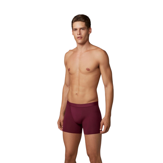 Набор мужских трусов боксеров 3 в 1 (зеленый, синий, бордовый) Doreanse 1742 Classic Box Lounge X3