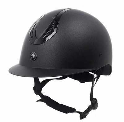 Шлем для верховой езды Hansbo Victory Crome Black / Хансбо Виктори Хром Черный