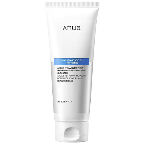 Anua 8 Hyaluronic Acid Hydrating Gentle Foaming Cleanser мягкая пенка для умывания с гиалуроновой кислотой