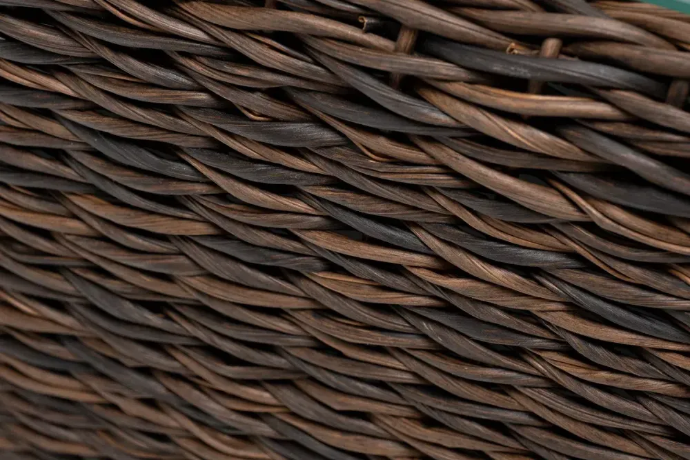 "Капучино" журнальный столик из искусственного ротанга (гиацинт), цвет коричневый