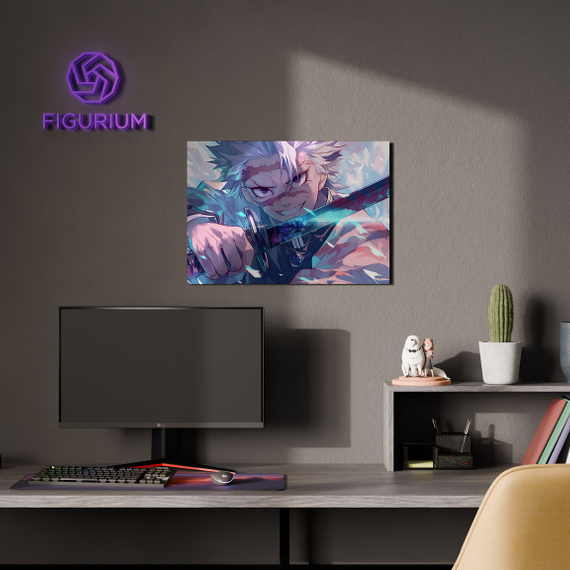 Постер Sanemi Furious - Demon Slayer