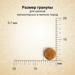 Сухой корм CRAFTIA NATURA для щенков миниатюрных и мелких пород из курицы и индейки 640 г