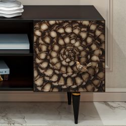 Тумба под ТВ Терра 155см Классик Каштан