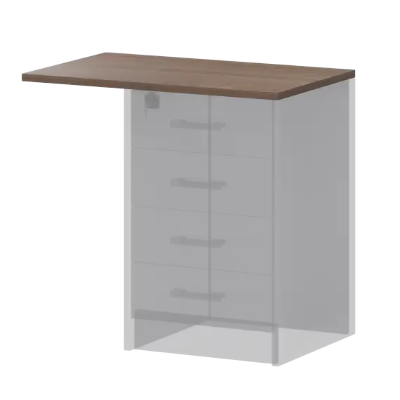 Крышка к приставным тумбам А-706.Ф 730x450x22 Арго