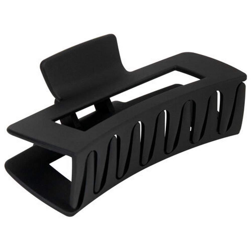 Краб для волос 10,5 см, soft-touch, чёрный, MONTE VITA, 456999