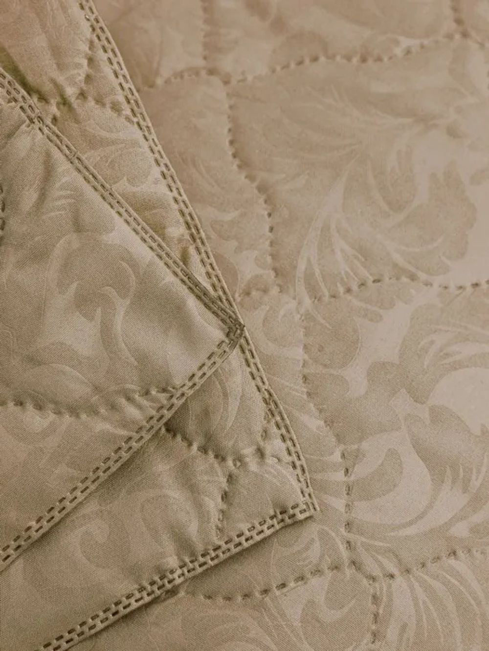 Покрывало микрофибра 140х215, бежевый