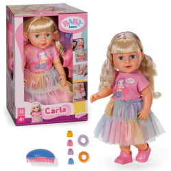 BABY born - Кукла CARLA 43 см + аксессуары для волос 838006
