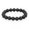 Браслет из камней черного кварца 10 мм