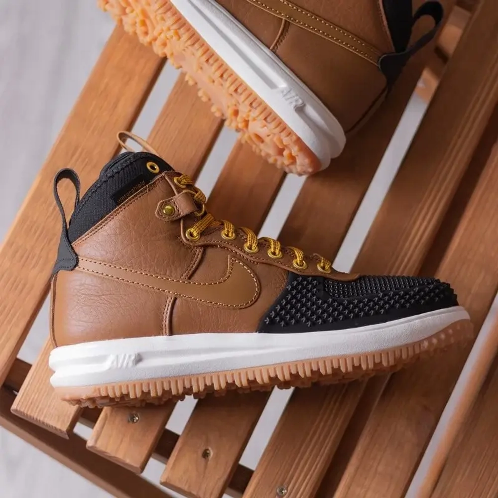 Кроссовки Nike Lunar Force 1, коричн.